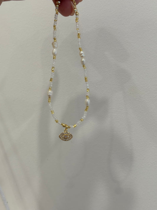 Sparkle Evil Eye Anklet