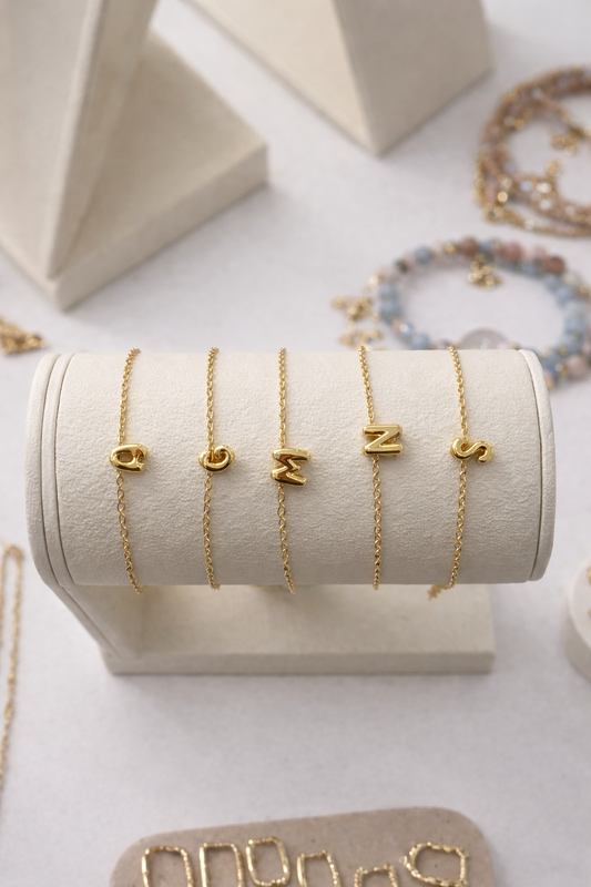 Bubble Letter Bracelet