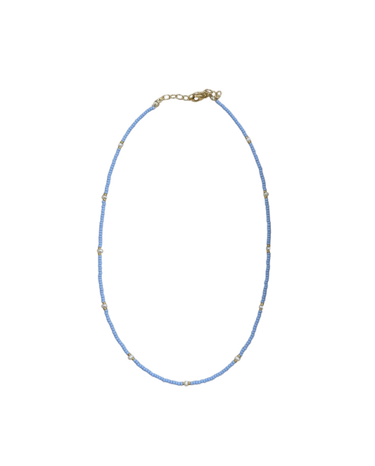 White Fresh shimmer pearl necklace