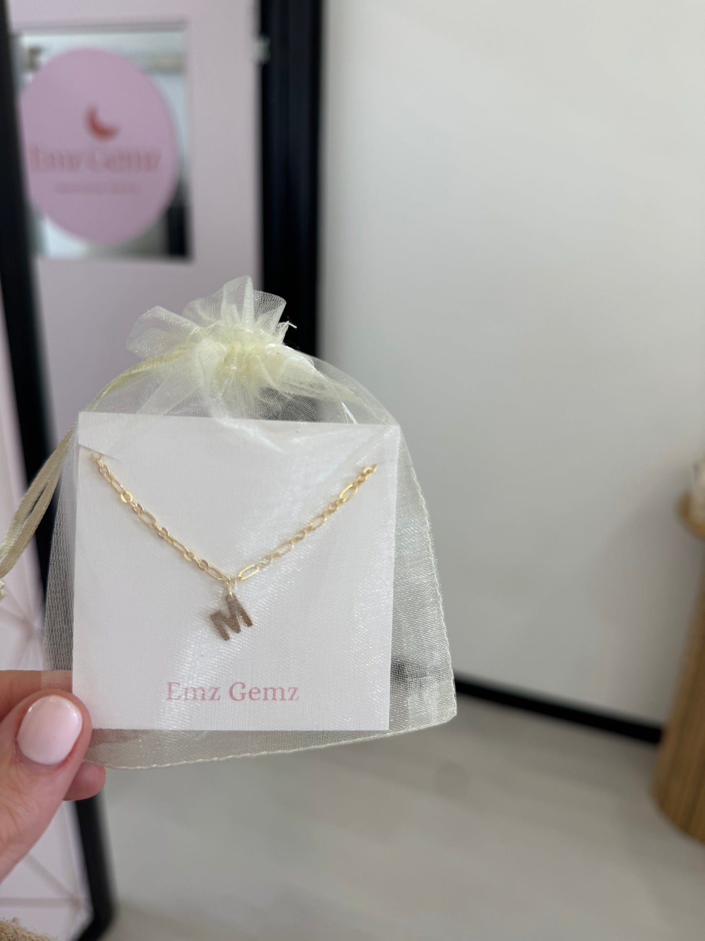 Initial charm bracelet