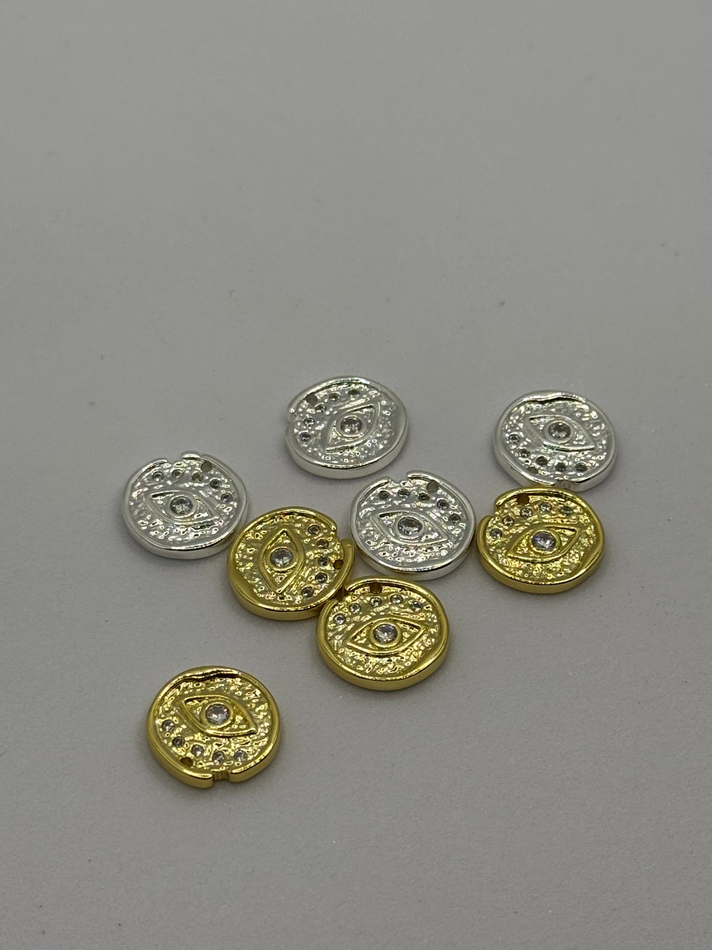 Sparkle evil eye necklace