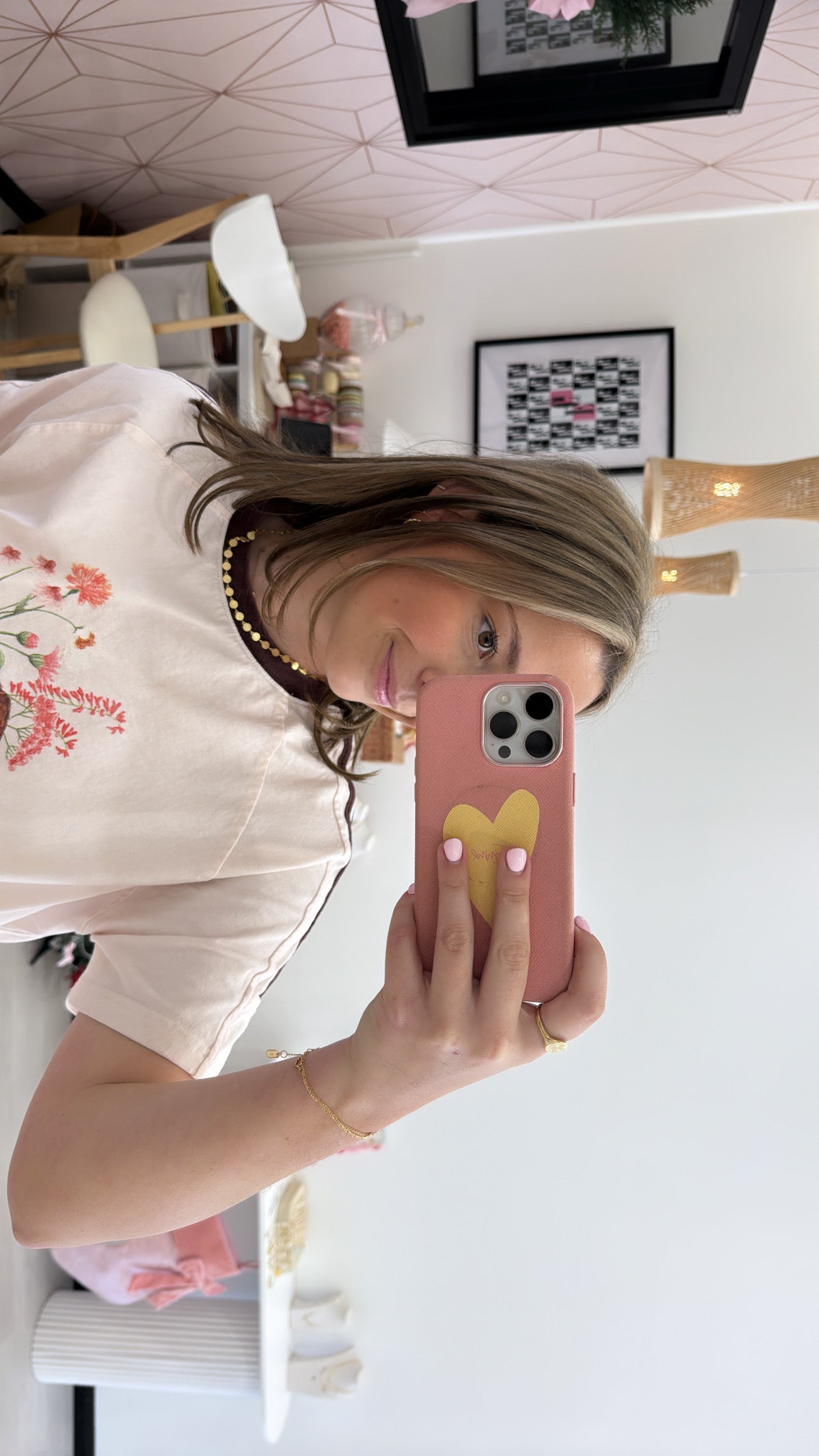 Hammered Disc Necklace