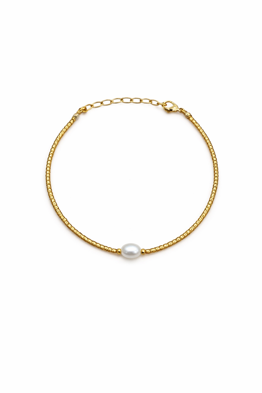 Gold seed bead Bracelet