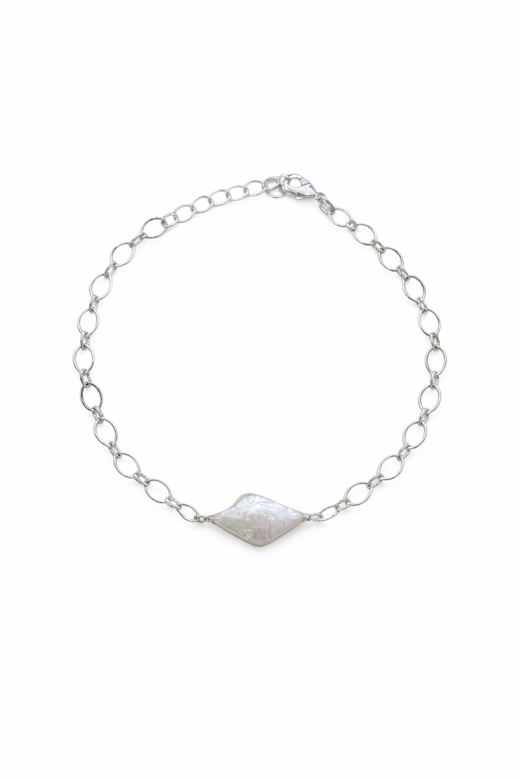 Decorative chain pearl bracelet