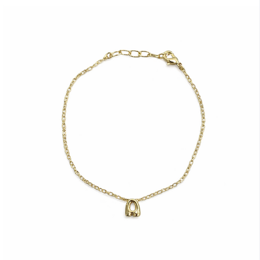 Bubble Letter Bracelet