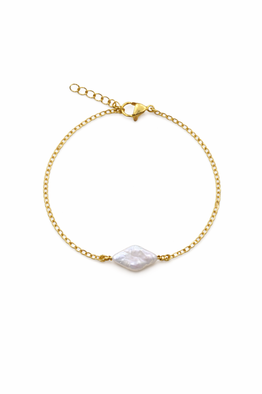 Diamond pearl Bracelet