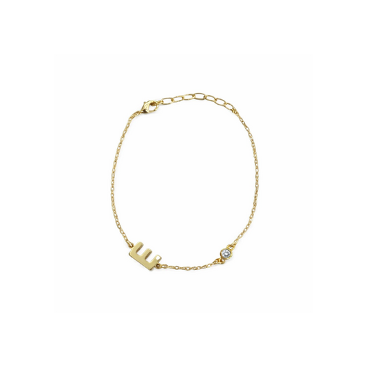 Letter sparkle bracelet