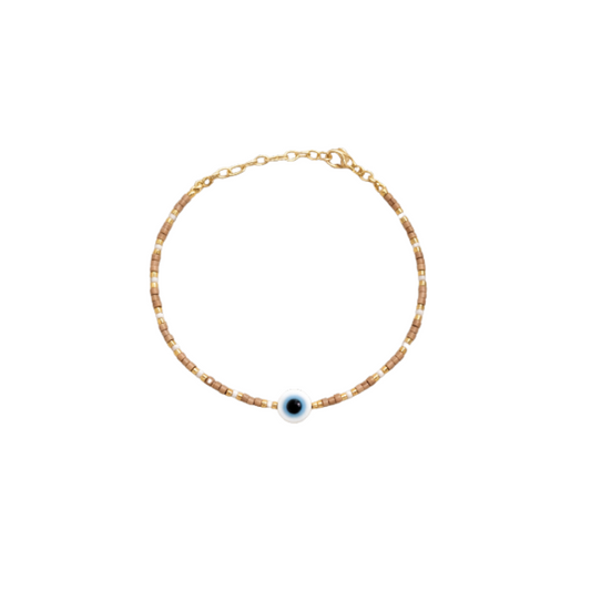 Purple Evil Eye Bracelet