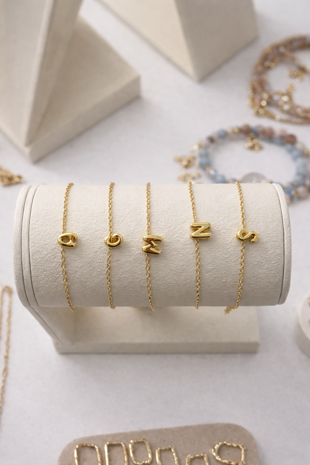 Bubble Letter Bracelet