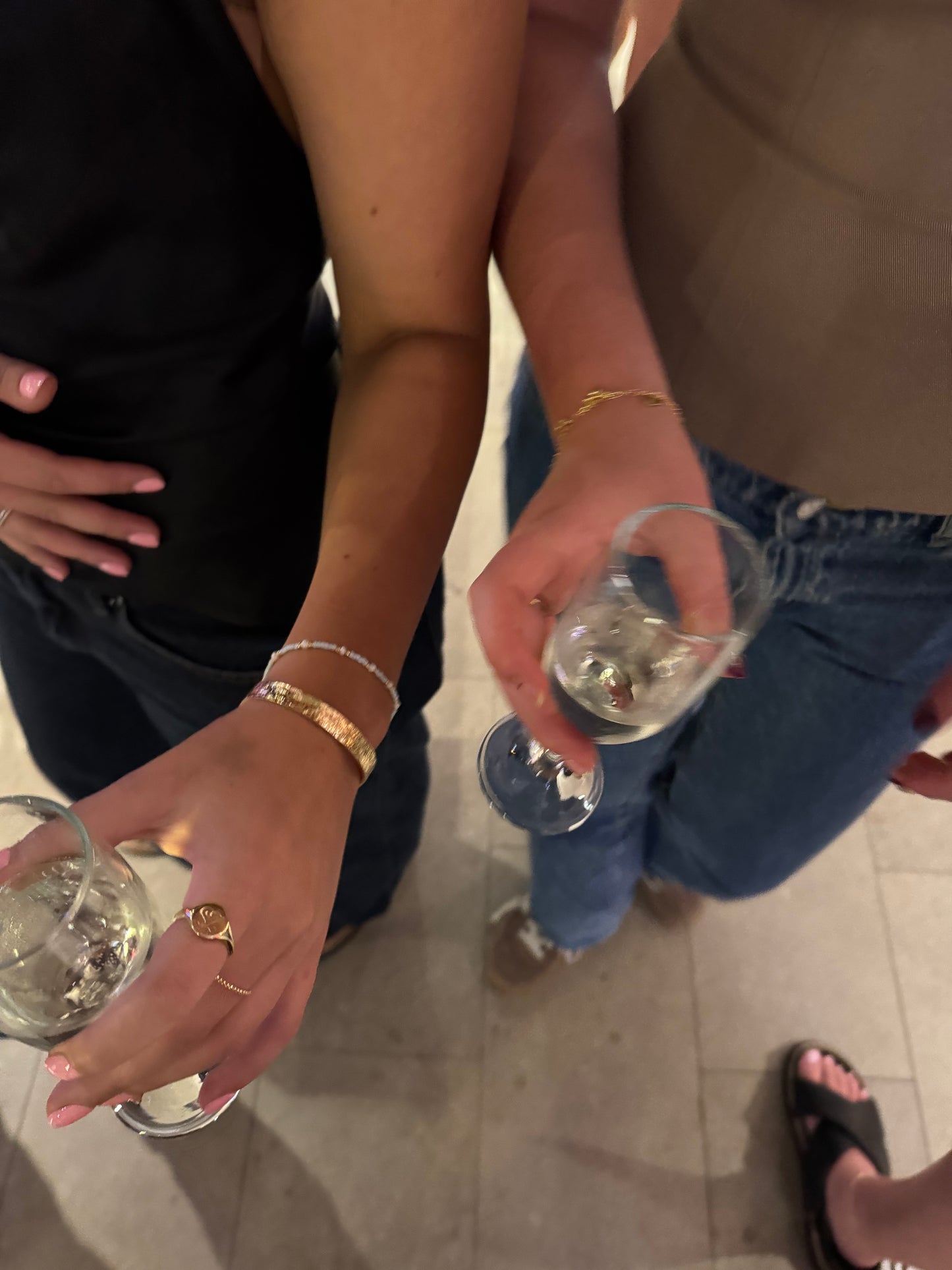 Silver Hammered Cuff