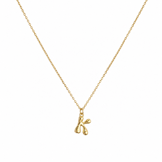 Letter Bubble Necklace
