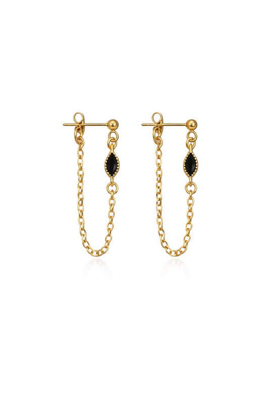 Oval Chain studs