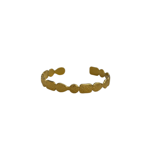 Gold Shaped cuff