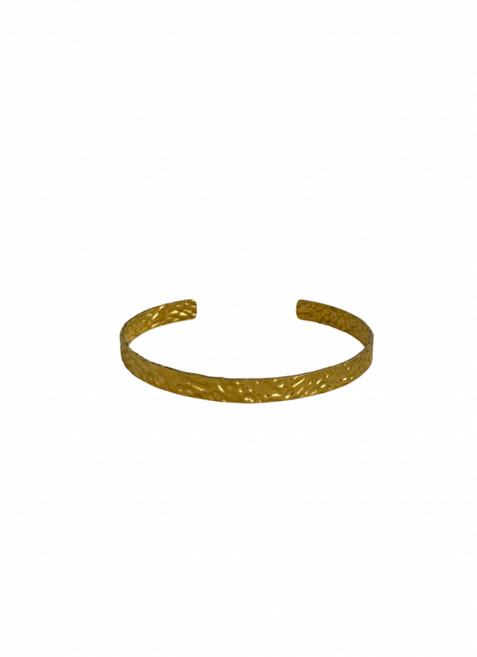 Petite Gold hammered cuff