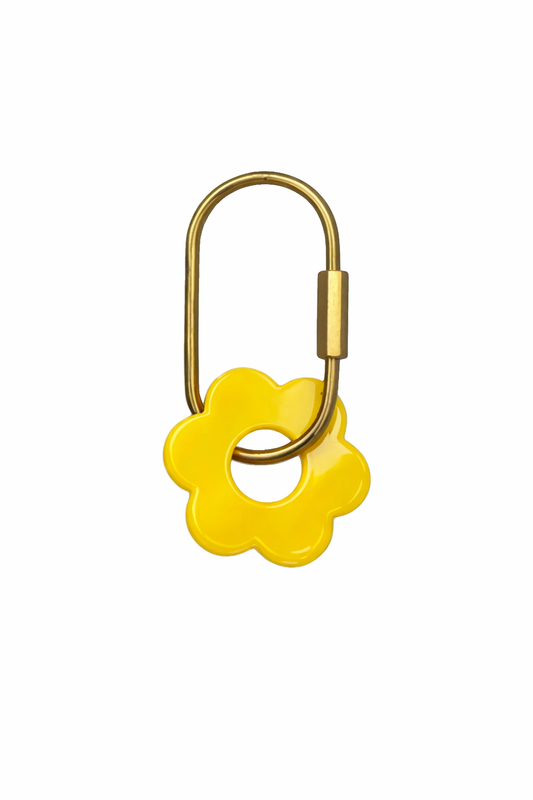 Yellow Flower Keyring