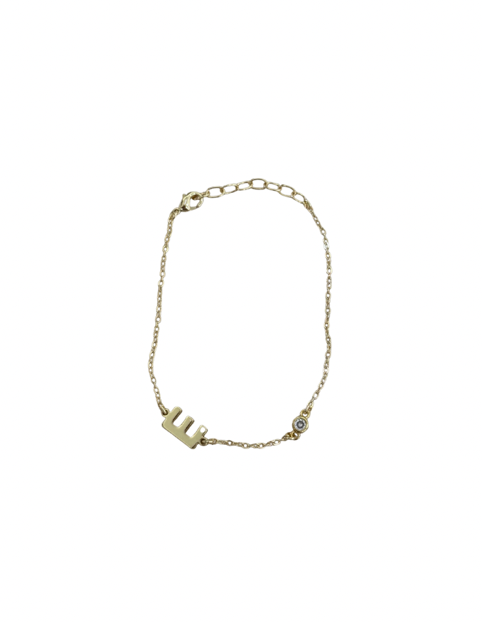 Letter sparkle bracelet
