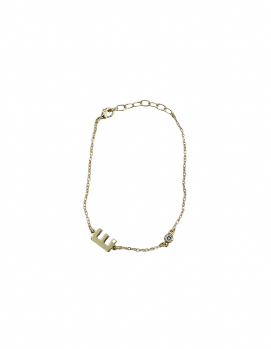 Letter sparkle bracelet