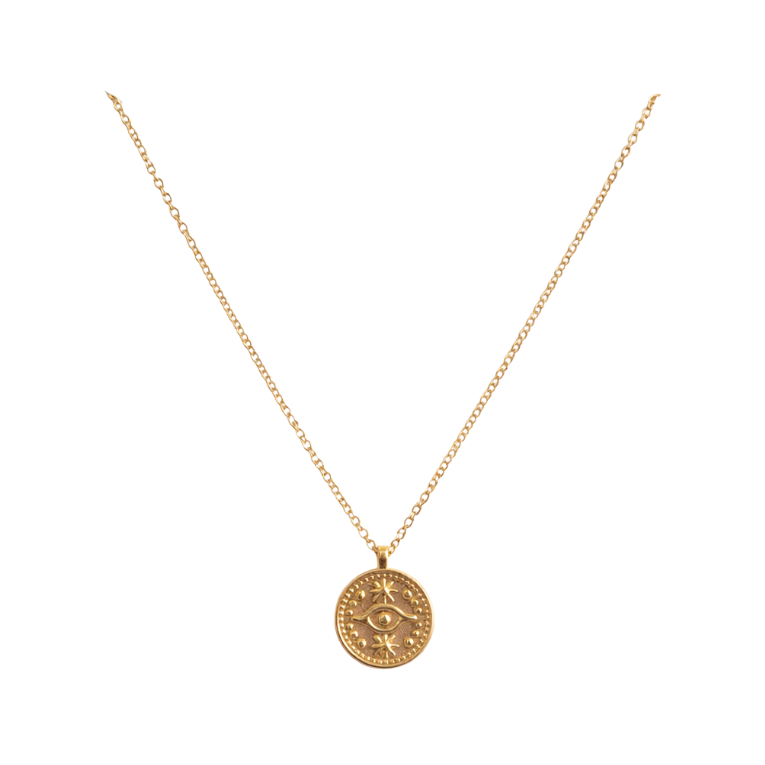 Evil eye pendant necklace