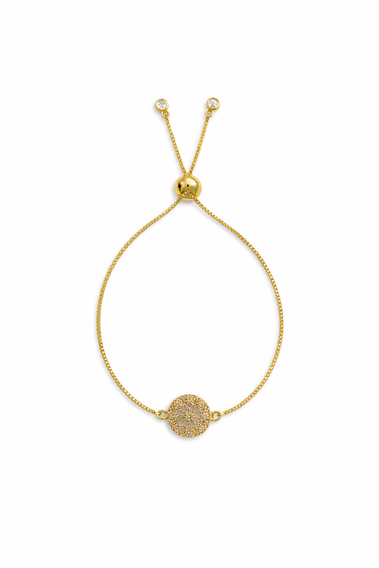 Flower pull bracelet