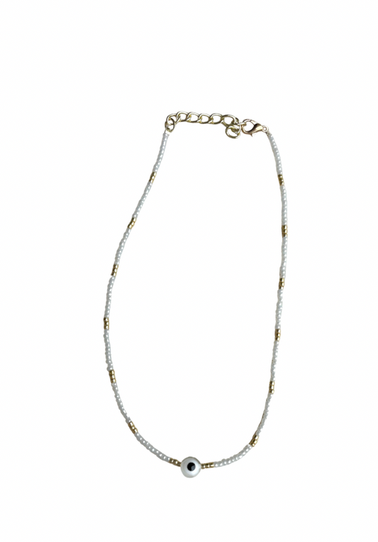 Shiney evil eye necklace