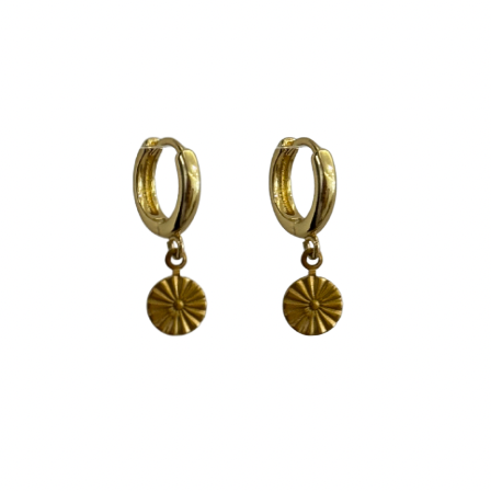 Silver Disco Huggies