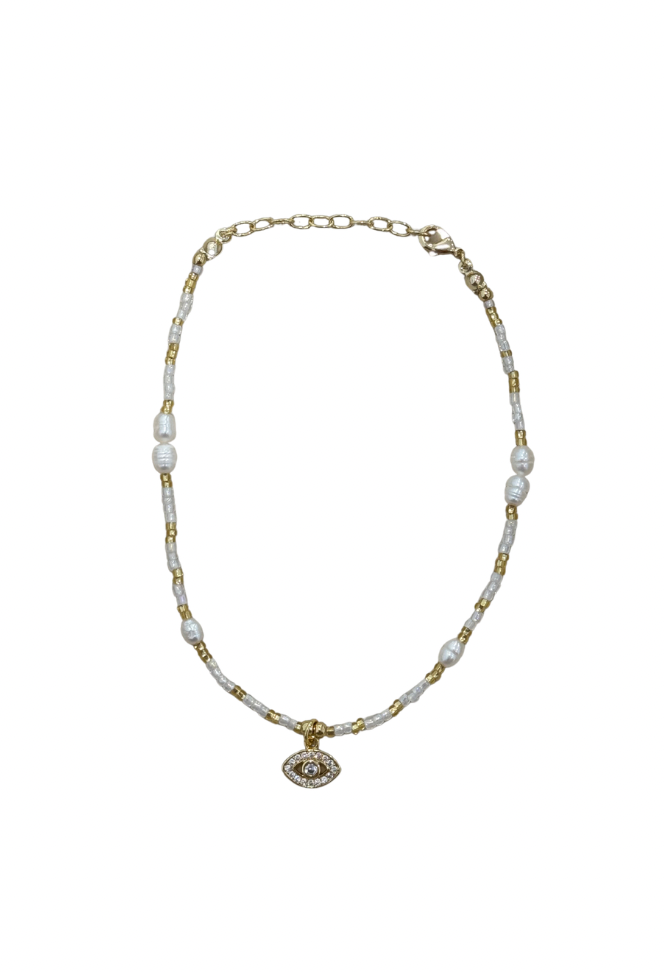 Sparkle Evil Eye Anklet