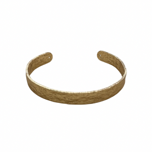 Silver Hammered Cuff