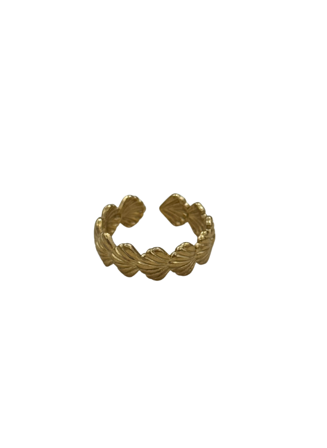 Gold Sea shell ring